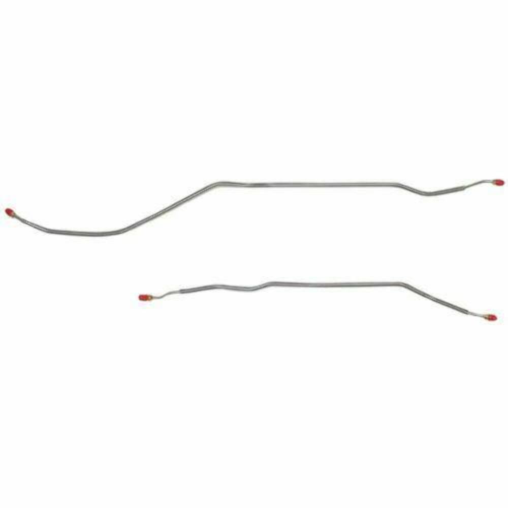 1969 Chevrolet Camaro Rear Axle Lines with Rear Drum Brakes - FRA6902OM - Rear Lines Car Part People