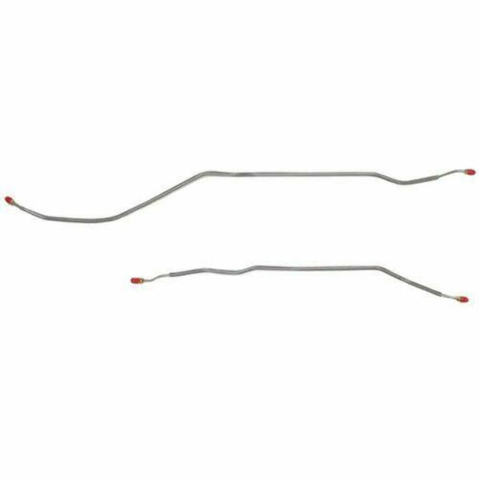 1969 Chevrolet Camaro Rear Axle Lines with Rear Drum Brakes - FRA6902OM - Rear Lines Car Part People