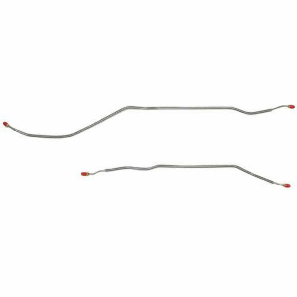 1969 Chevrolet Camaro Rear Axle Lines with Rear Drum Brakes - FRA6902SS - Rear Lines Car Part People