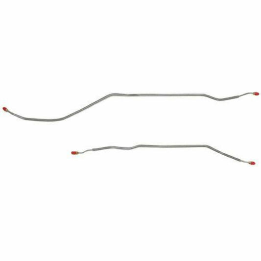 1969 Chevrolet Camaro Rear Axle Lines with Rear Drum Brakes - FRA6902SS - Rear Lines Car Part People