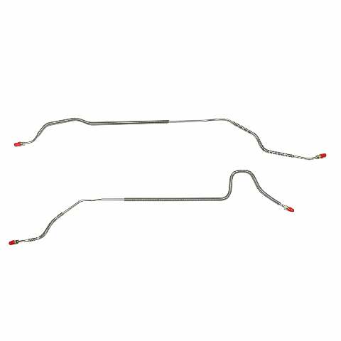 1969 Pontiac Firebird Rear Axle Lines 2 Piece Steel - FRA6903OM