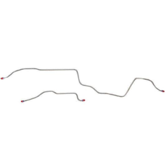 For Pontiac Firebird Esprit 1976-81 Rear Axle Brake Lines 2pc Rear-FRA8001SS-CPP - Rear Lines Car Part People