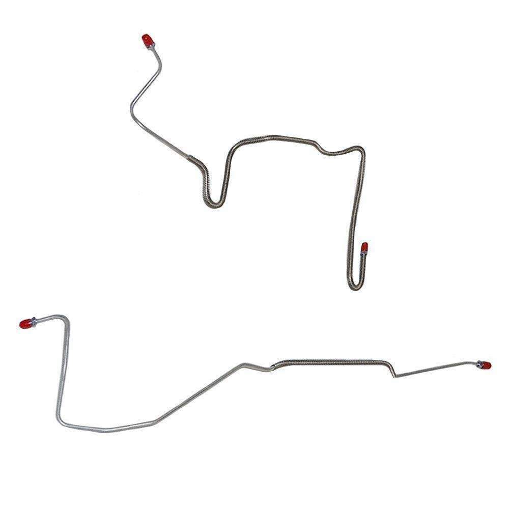 For Pontiac Firebird 1982-83 Rear Axle Brake Lines DiscBrakes Rear-FRA8302SS-CPP - Rear Lines Car Part People