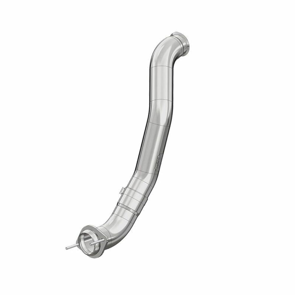 Fits 2008-2010 Ford F-450 Super Duty Turbo Down Pipe; T409-EO # D-763-1-FS9CA455 - Tailpipe Car Part People