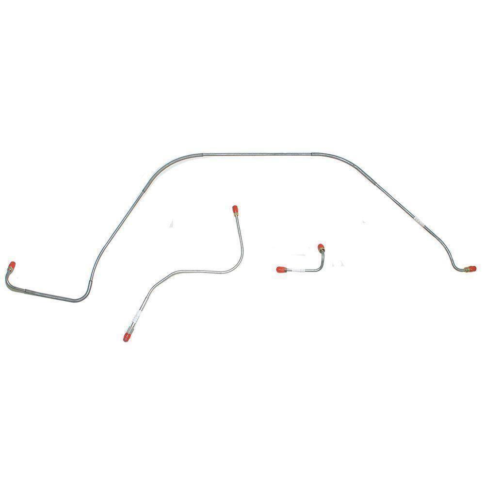 GKT5201OM - 52-54 Ford Full Size Front Brake Line Kit Steel - Front Lines Car Part People