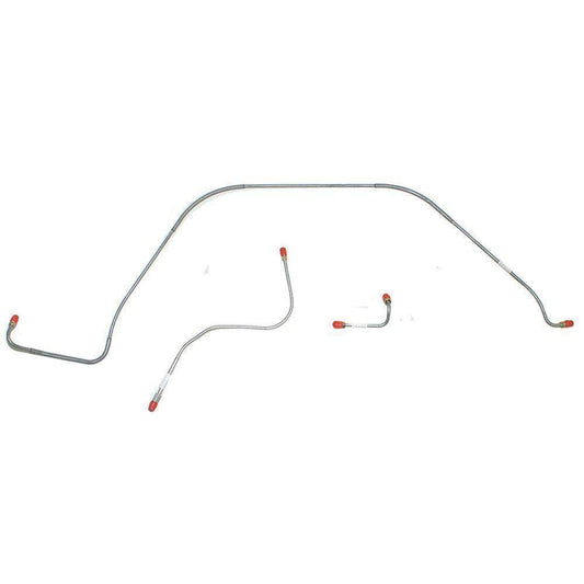 1952-54 Ford Full Size Front Brake Line Kit Steel GKT5201OM