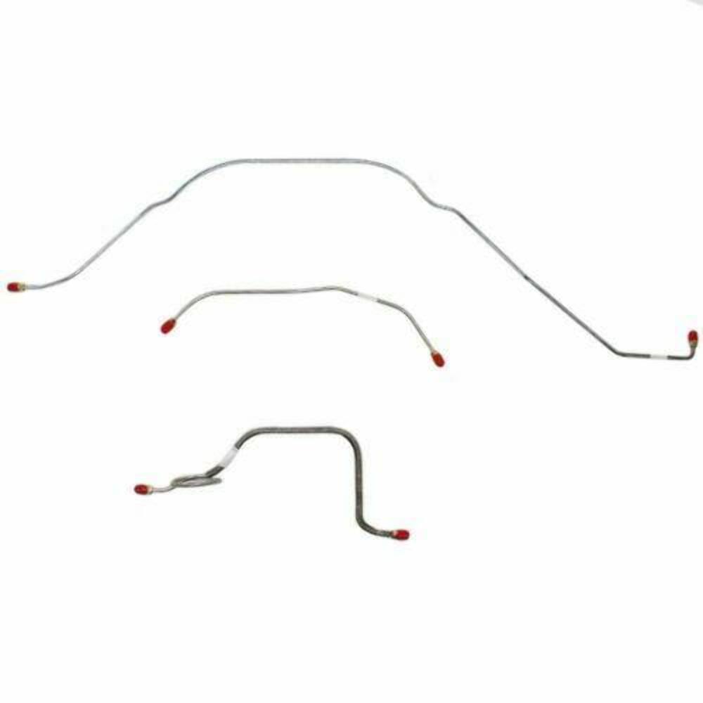1961-62 Ford Galaxie Front Brake Line Kit Standard Brakes - GKT6101SS - Front Lines Car Part People