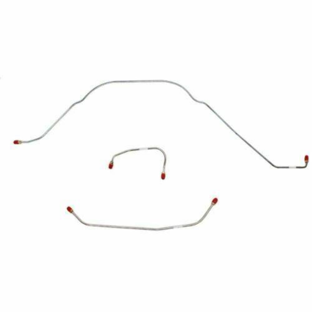 1963-64 Ford Galaxie Front Brake Line Kit Standard Brakes - GKT6301OM - Front Lines Car Part People