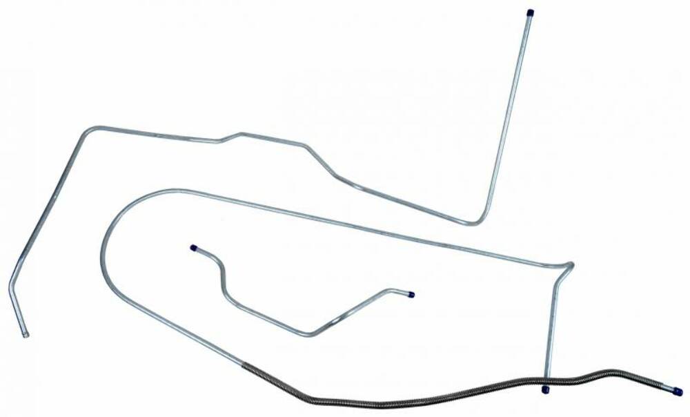 Fits 1958 Chevrolet Full Size Long Gas Lines (Pump To Tank) GLL402