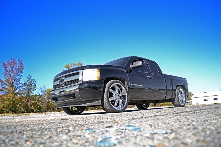 2007-2014 Chevrolet Silverado 1500 Lowering Kit - Knuckle - 2 inchFR - 4 inchRR - Chevy/GMC 1500 (07-14) - 721.2
