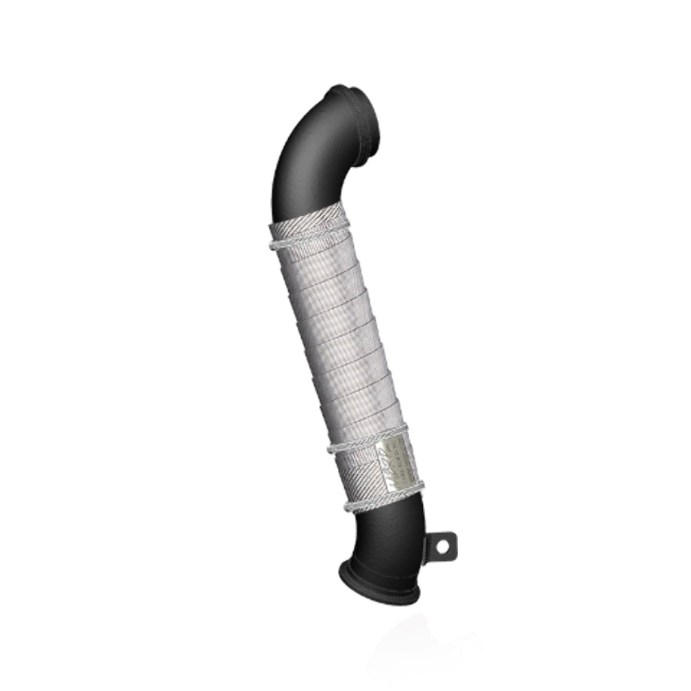 Fits 2007-09 Chevrolet Silverado 3500 HD 3" Down Pipe-Carb EO # D-763-GMCA424 - Tailpipe Car Part People