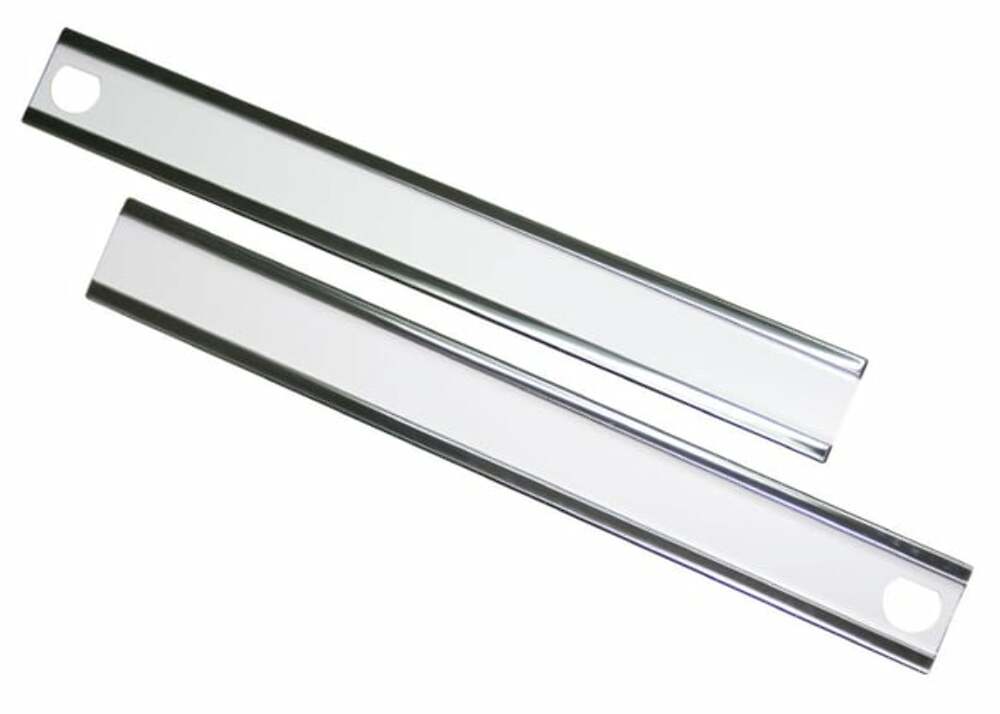 Fits 1988 Chevrolet Blazer; Horizontal Center Grille Moldings - Pair GML88CT