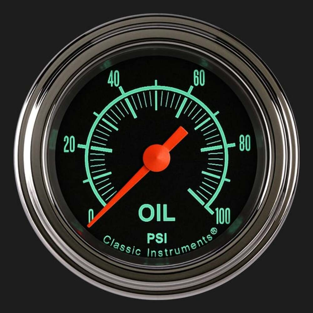 G/Stock 2 1/8" Oil Pressure Gauge GS181SLF