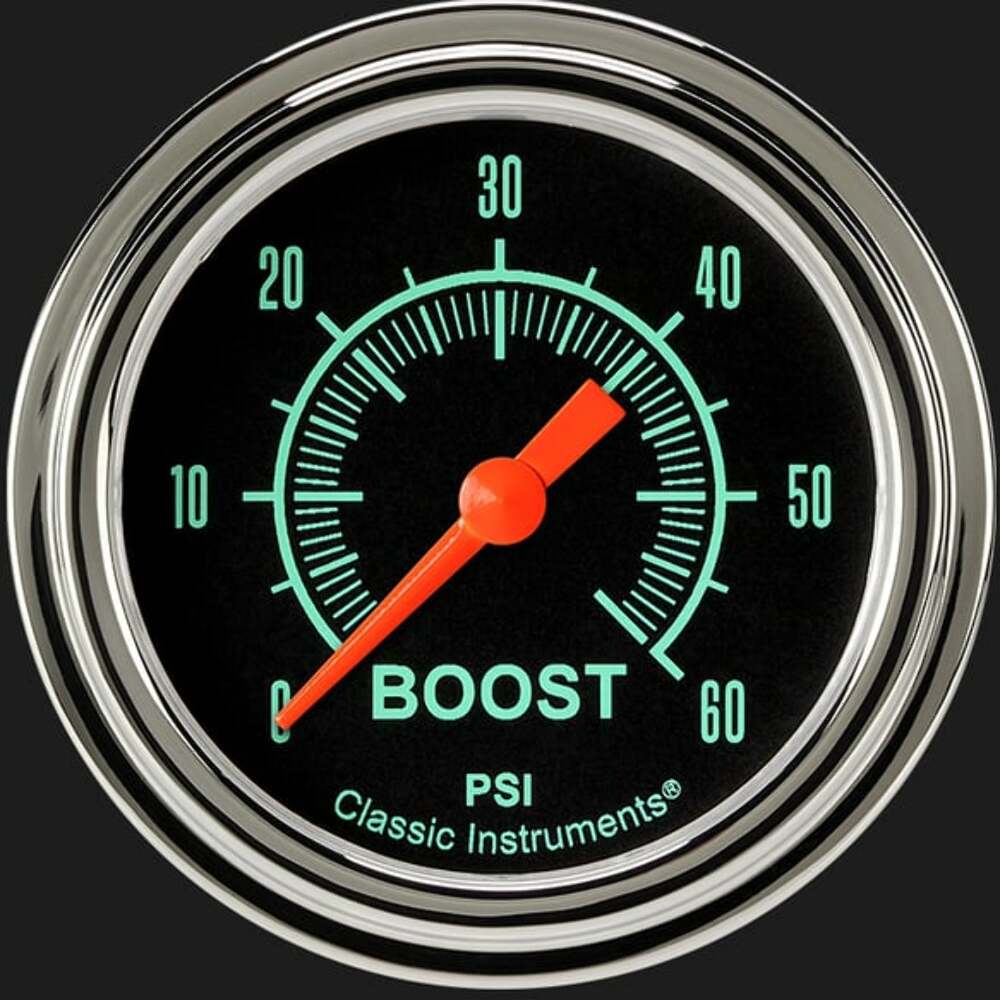 G/Stock 2 5/8" Boost Gauge, 60 psi GS343SLF