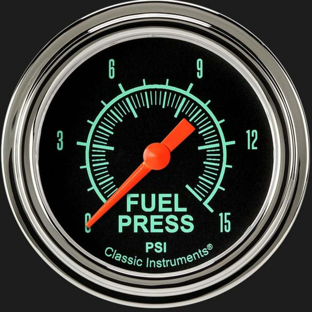 G/Stock 2 5/8" Fuel Pressure Gauge, 15 psi GS345SLF
