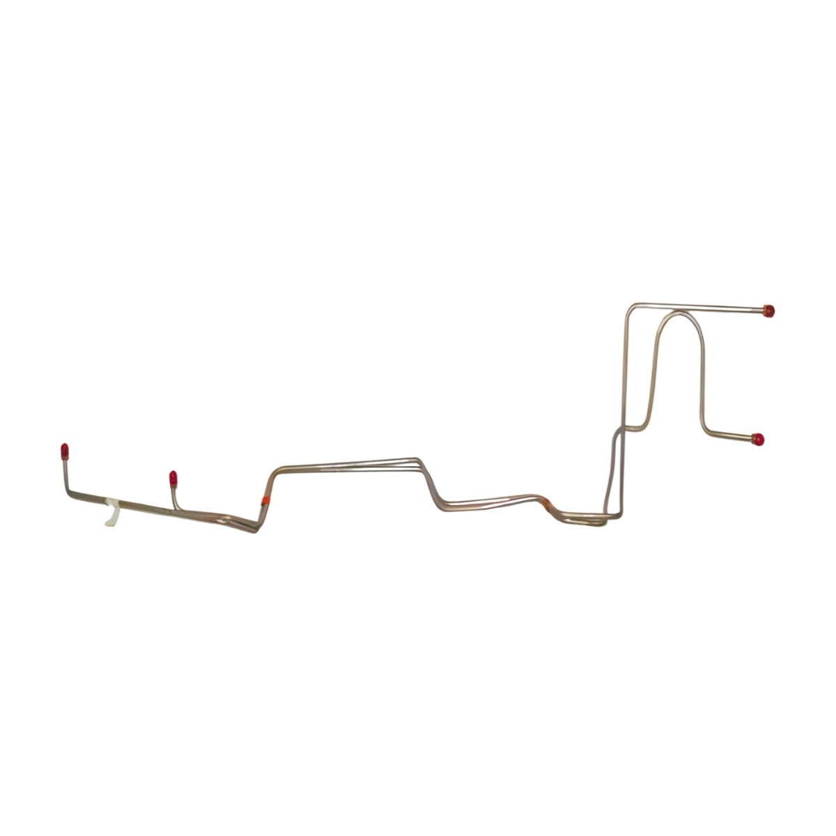 Fine Lines GTC6601OM - 1966 Ford Galaxie SBF Transmission Cooler Lines w/ C4 Transmission