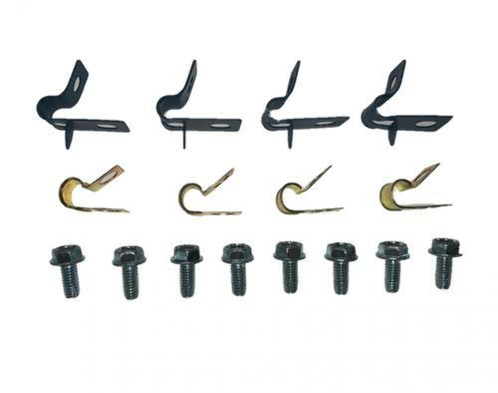1969 Chevrolet Camaro Fuel Clips 3/8 Fuel Line Clip Kit 34 - HCK0034