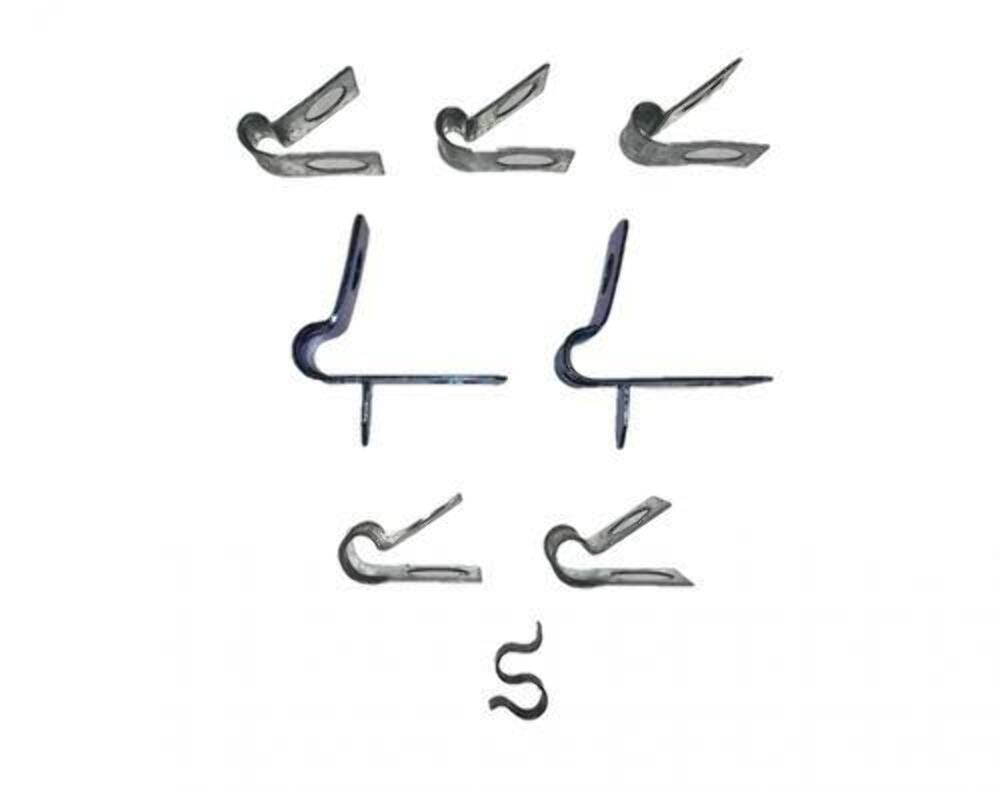 1970 Pontiac GTO Fuel Clips Brake Line Clips w/o Emission Control 40 - HCK0040