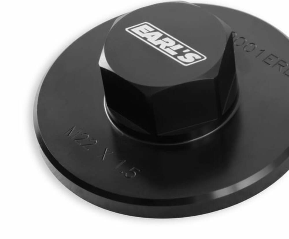 Earls Oil Filter Block-Off - Fits M22 x 1.5 Filters - HEMI0001ERL