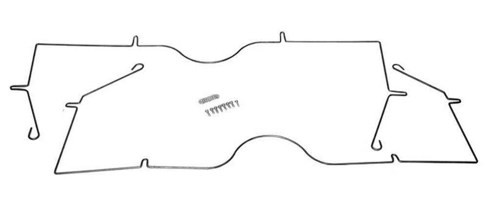 Fits 1959 - 1960 Chevrolet Full Size Hood Insulation Retainer Kit HIR401