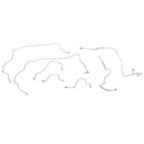 2000-2004 Honda Insight Front Brake Line Kit Manual Steel HKT0001OM