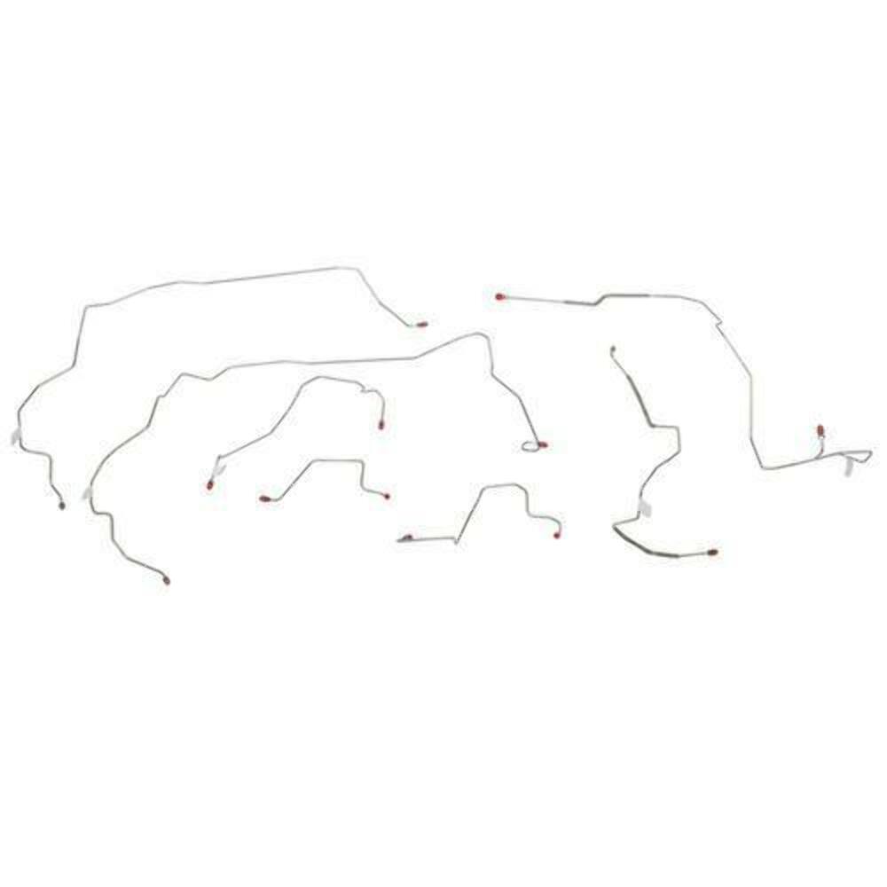 2000-2004 Honda Insight Front Brake Line Kit Manual Steel HKT0001OM