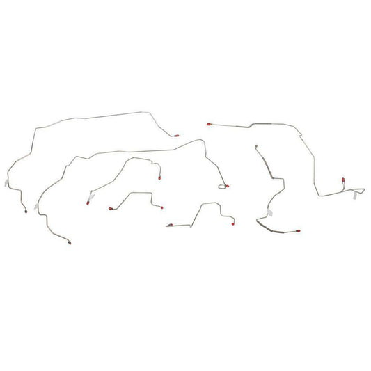 1994-1995 Honda Accord Front Brake Line Kit AWABS Steel - HKT9401OM - Front Lines Car Part People