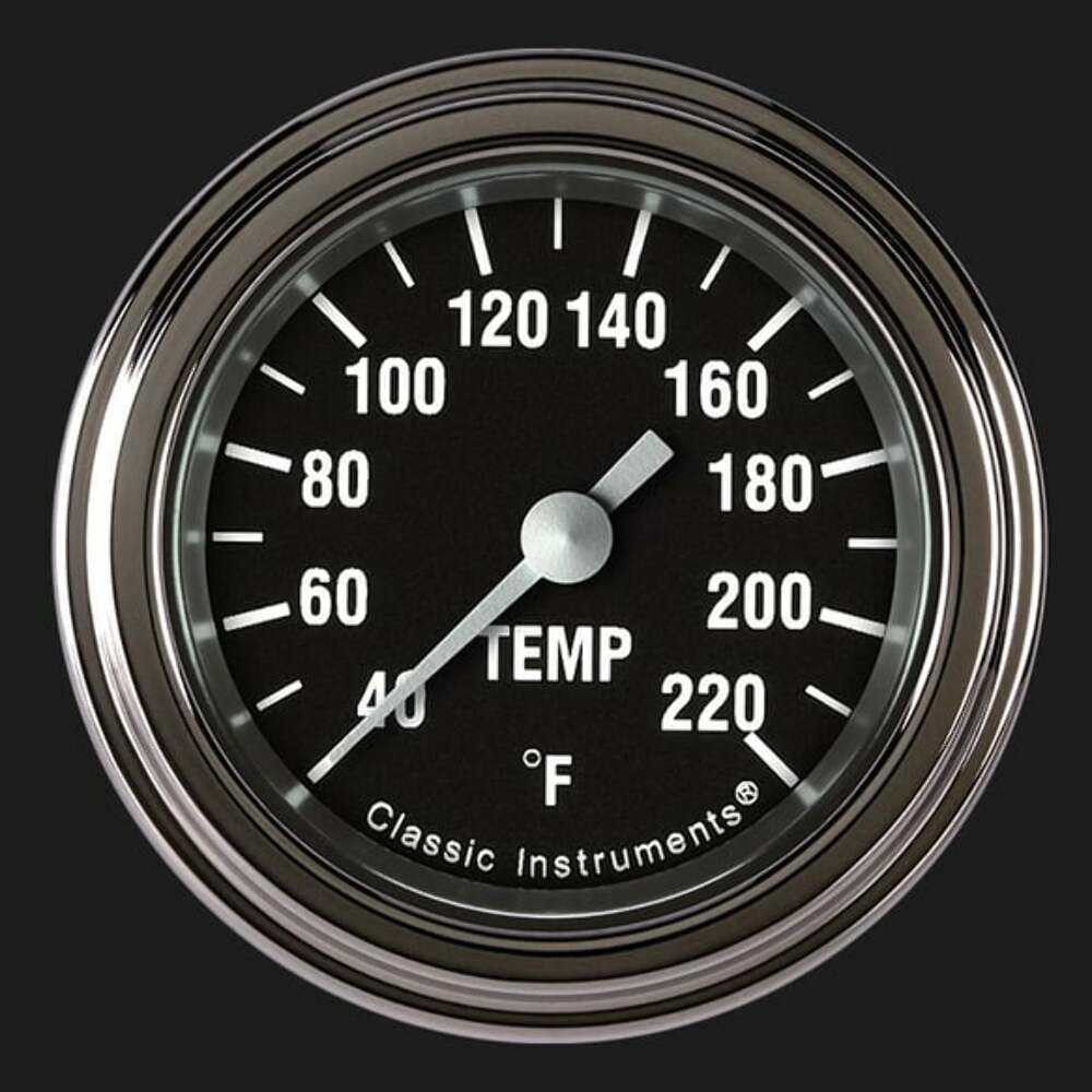 Hot Rod 2 1/8" Stock Eliminator Temp. Gauge HR129SLF