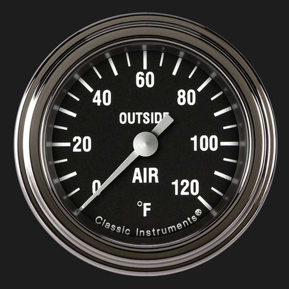 Hot Rod 2 1/8" Outside Air Temp. Gauge HR199SLF