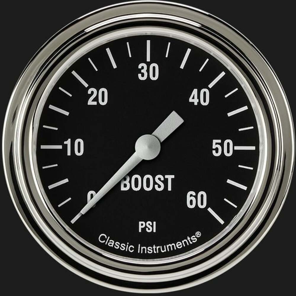Hot Rod 2 5/8" Boost Gauge, 60 psi HR343SLF