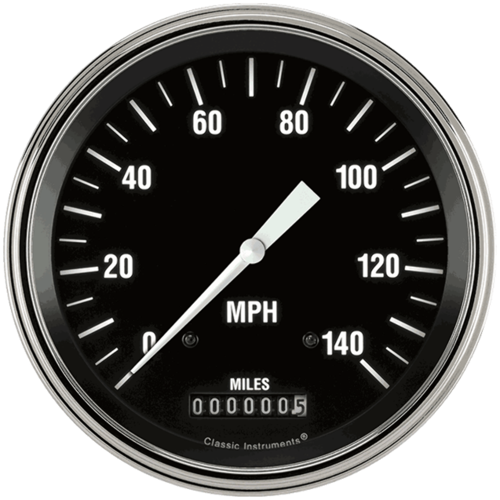 Hot Rod 4 5/8" Speedometer HR56SLF