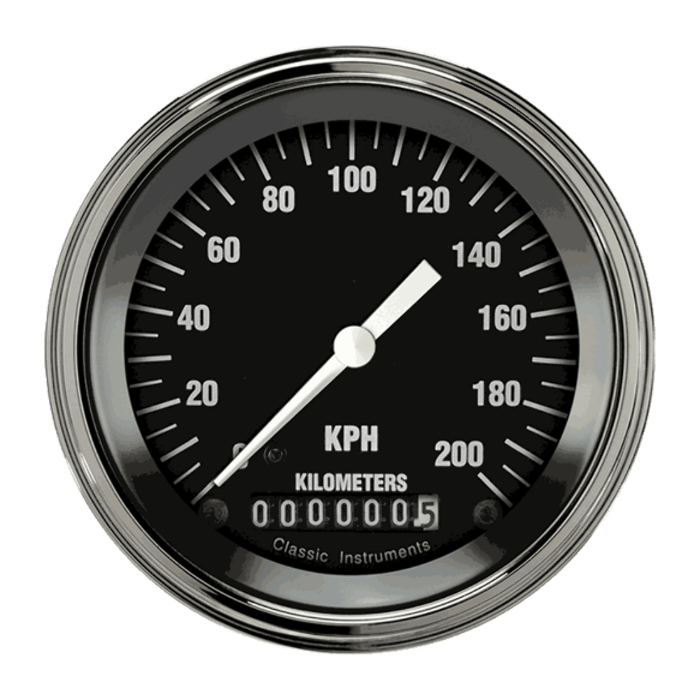Hot Rod 3 3/8" Speedometer HR59SLF