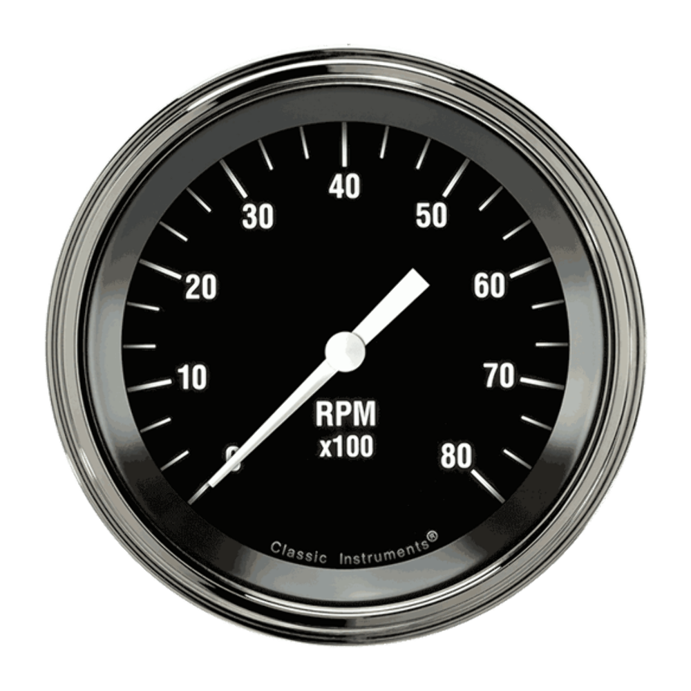 Hot Rod 3 3/8" Tachometer HR80SLF