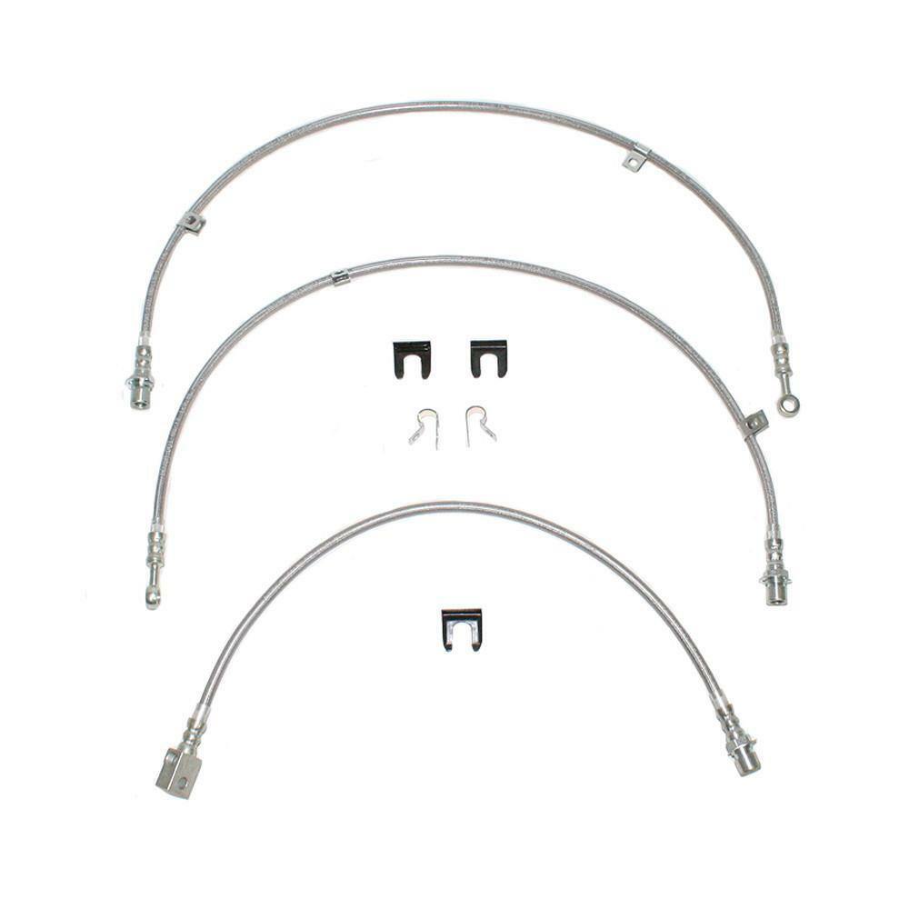 2005 - 2007 Chevrolet Silverado Brake Hose Kit - HSK0002SS - Brake Hoses Car Part People