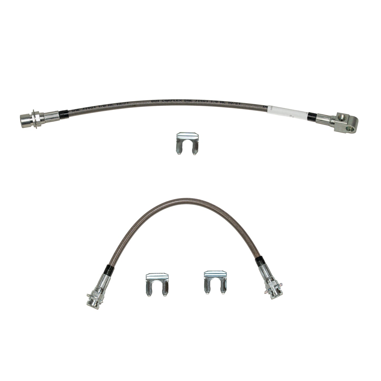 1968 Chevrolet Chevelle Brake Hose Kit Braided Stainless - HSK0043SS