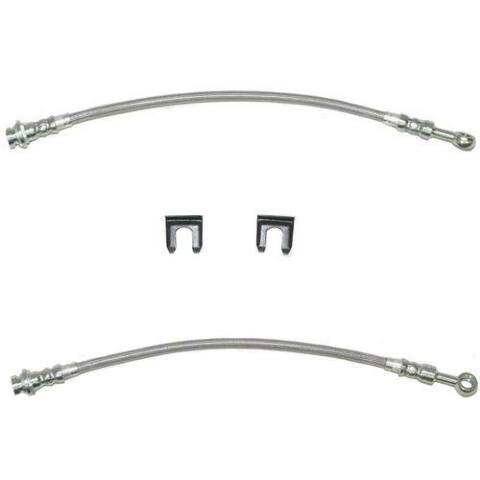 1999-2007 Chevrolet Silverado 1500 Front Brake Hoses 4WD Stainless HSP0019SS