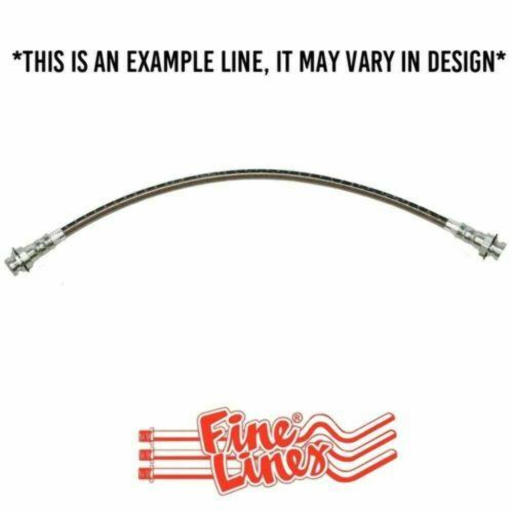 1966 - 1969 Dodge Coronet Brake Hose - HSP4015SS - Rear Lines Car Part People