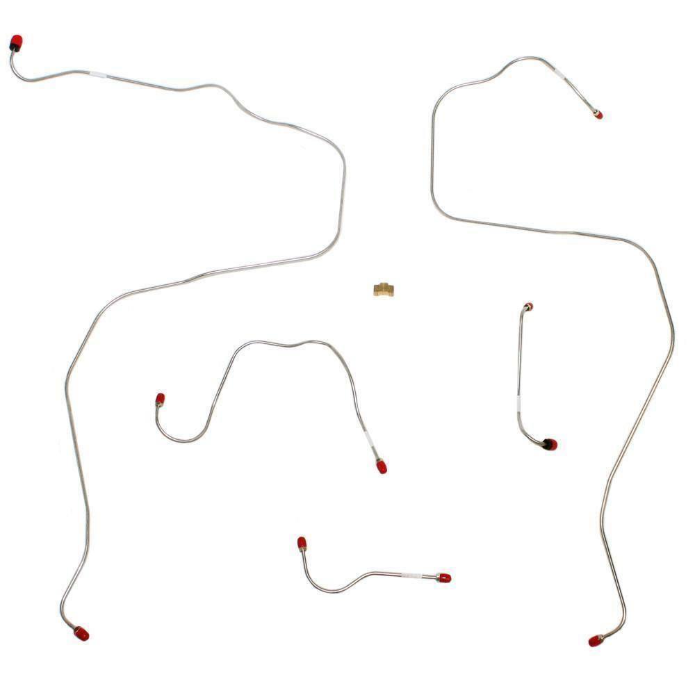 1997-00 Ford E-150 Econoline Front Brake Line Kit Steel - IKT0001OM - Front Lines Car Part People