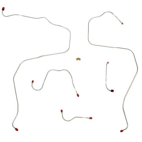 1997-00 Ford E-150 Econoline Front Brake Line Kit Steel - IKT0001OM