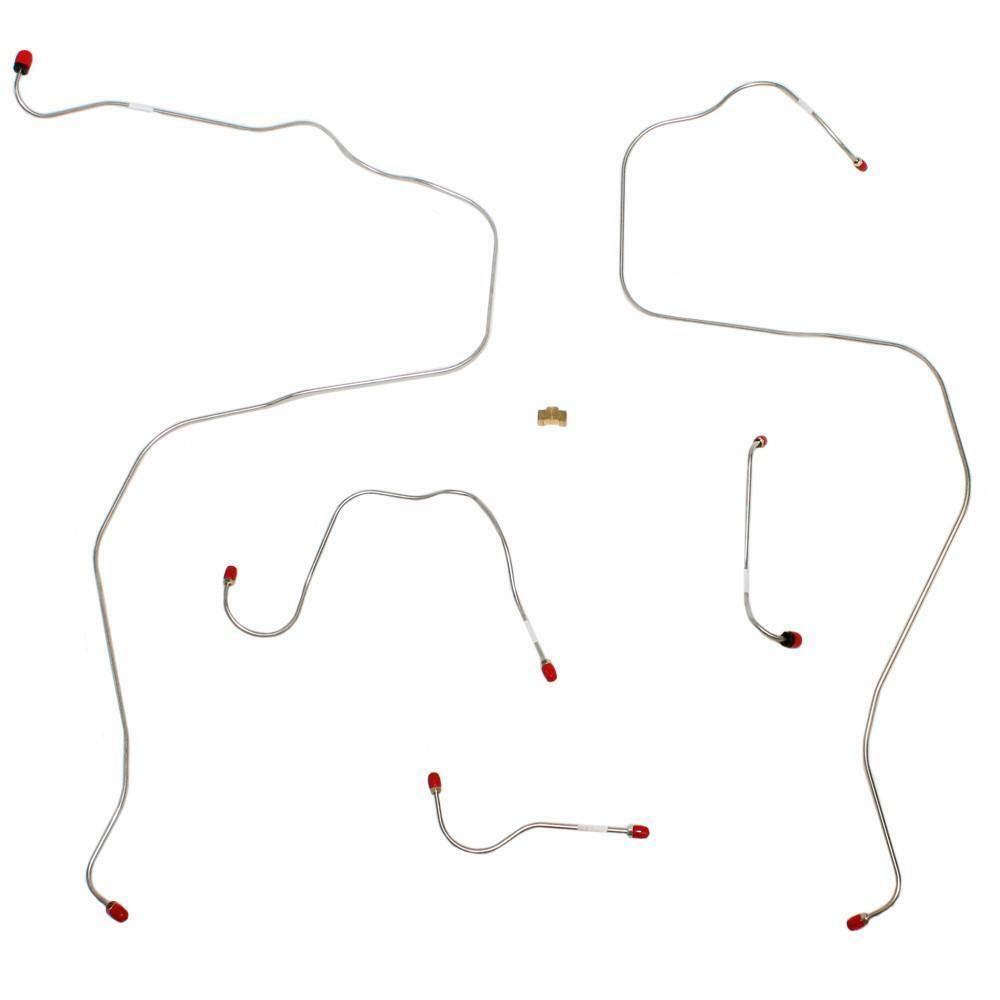 1997-00 Ford E-150 Econoline Front Brake Line Kit Stainless - IKT0001SS - Front Lines Car Part People