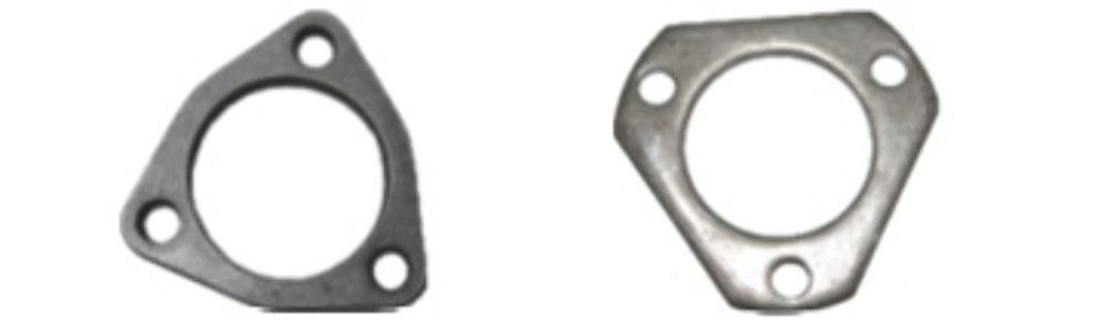 Exhaust Flange; 2 1/4"-Port; 2 11/16"-Center; 7/16"-Bolt; 3 1/2" x 3/8"-J15058 - Hangers, Clamps, and Flanges Car Part People