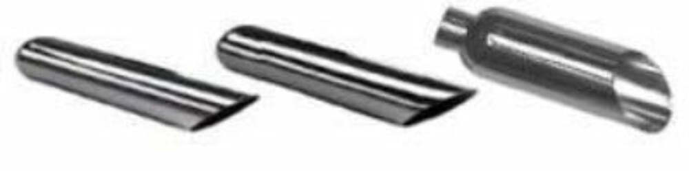 Jones Exhaust JAC31222-3 Chrome Exhaust Tip Angle Cut 3.5