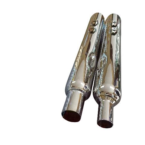 2017-2020 Harley Davidson Full Boar 4 Angle Cut Slip On Muffler 1.75 Baffle