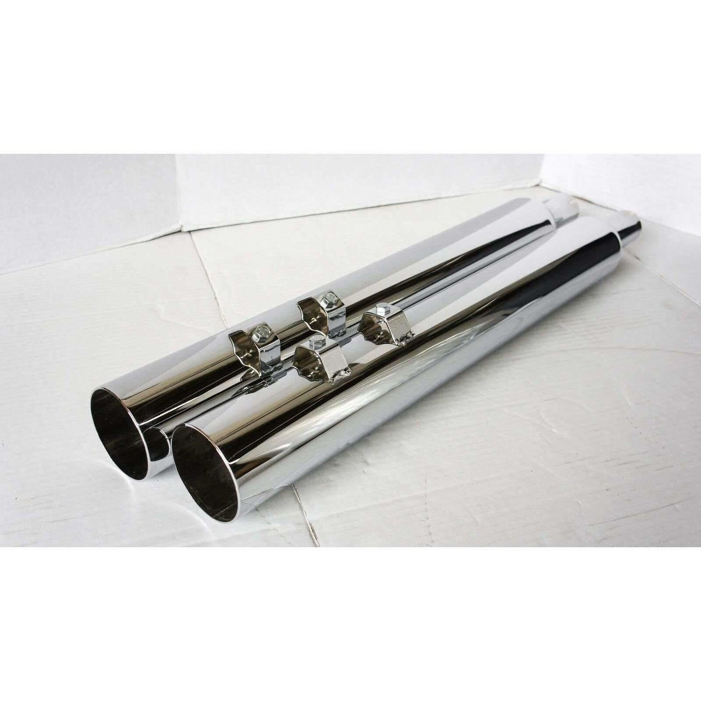 95-16 Harley Electra Glide Straight Cut Slip On Muffler 1.75 Baffle - Performance Mufflers Car Part People