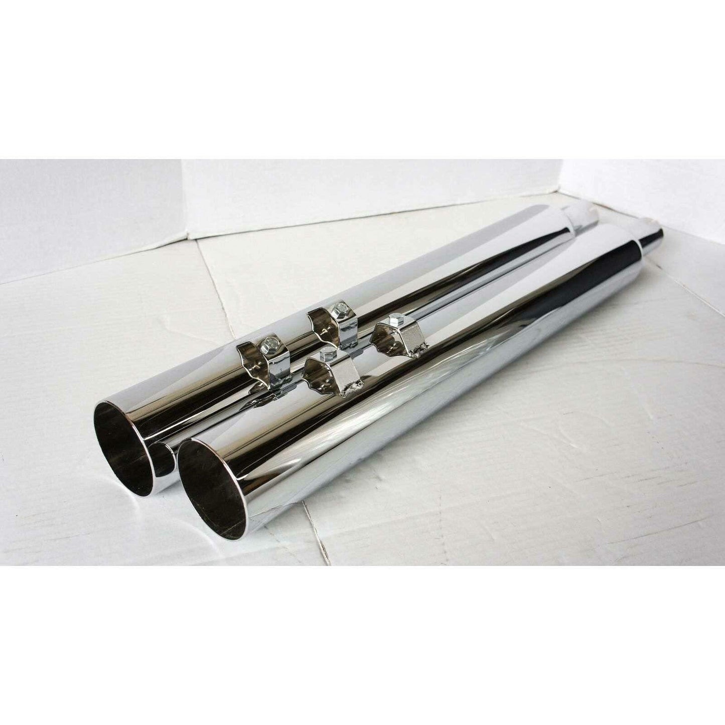 95-16 Harley Electra Glide Straight Cut Slip On Muffler 2 Baffle - Performance Mufflers Car Part People