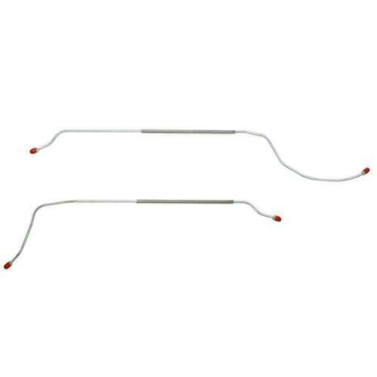 1970 AMC Rebel Rear Axle Lines Brake Line 2 Piece Stainless - JRA7011SS - Rear Lines Car Part People