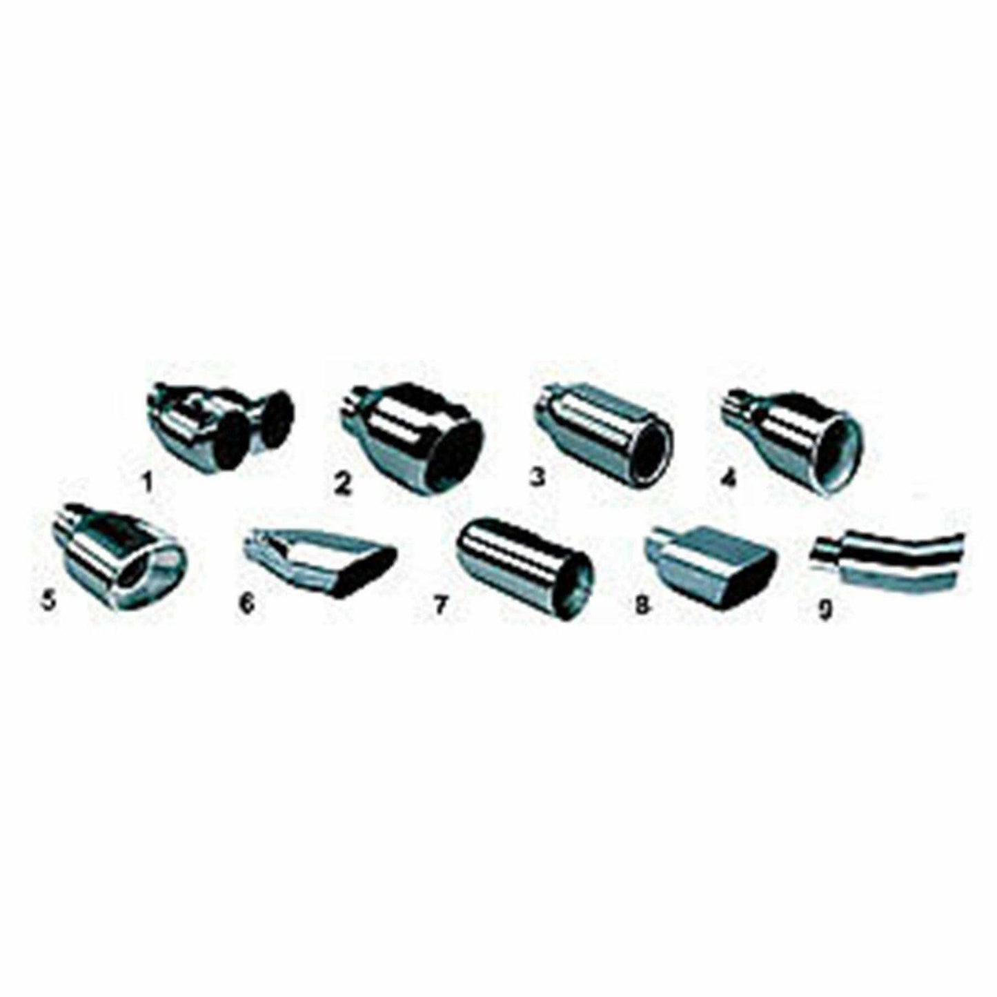Jones Stainless Specialty Tips Stainless Tip JST0812 - Exhaust Tips Car Part People