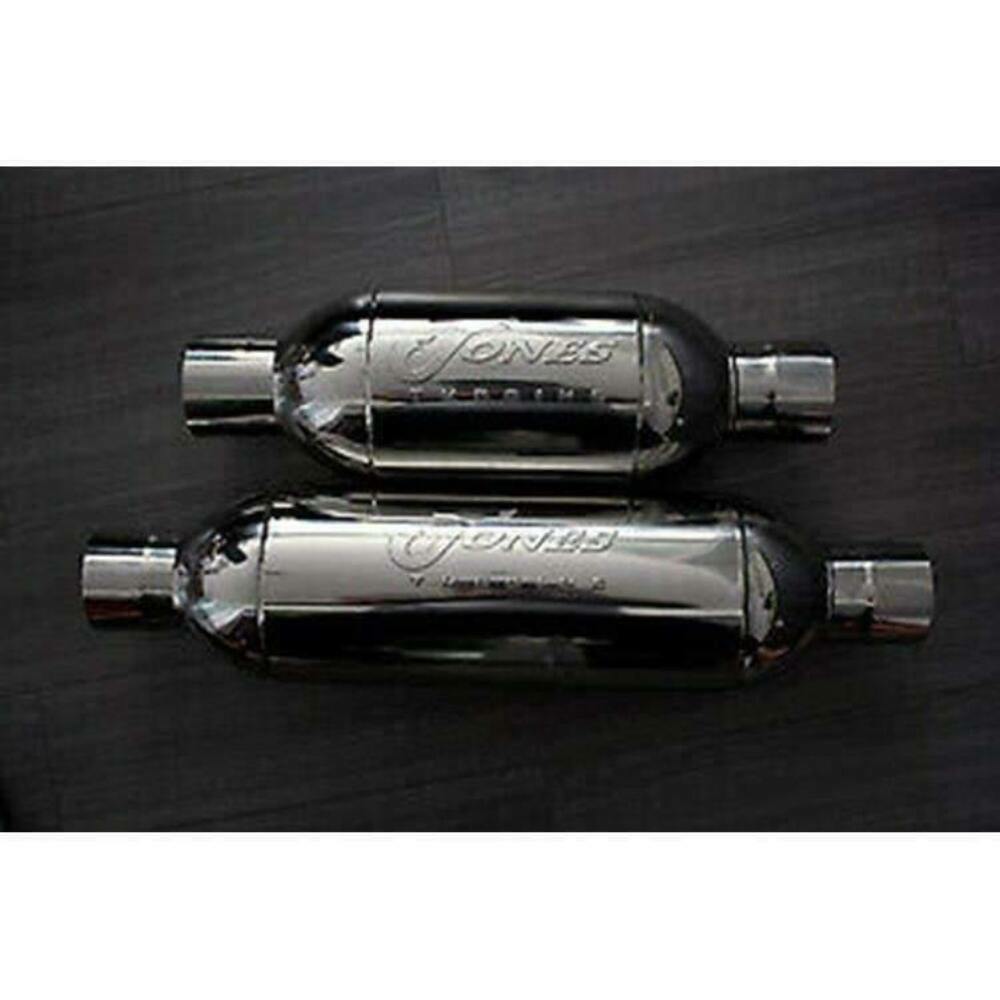 Jones Flow Pack Turbine and Turbo Muffler 4 IN/OUT JT4040 - Performance Mufflers Car Part People