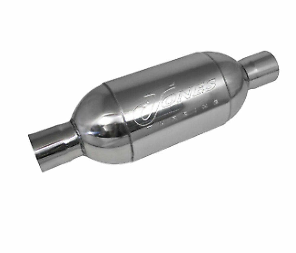 Jones Flow Pack Turbine and Turbo Muffler 4 IN/OUT JT4040 - Performance Mufflers Car Part People
