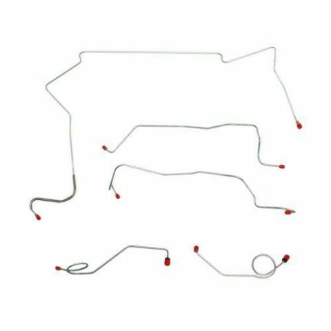 Fine Lines KKT6702OM - 1967-68 Plymouth Fury Front Brake Line Kit Power Disc Brakes 5 Piece
